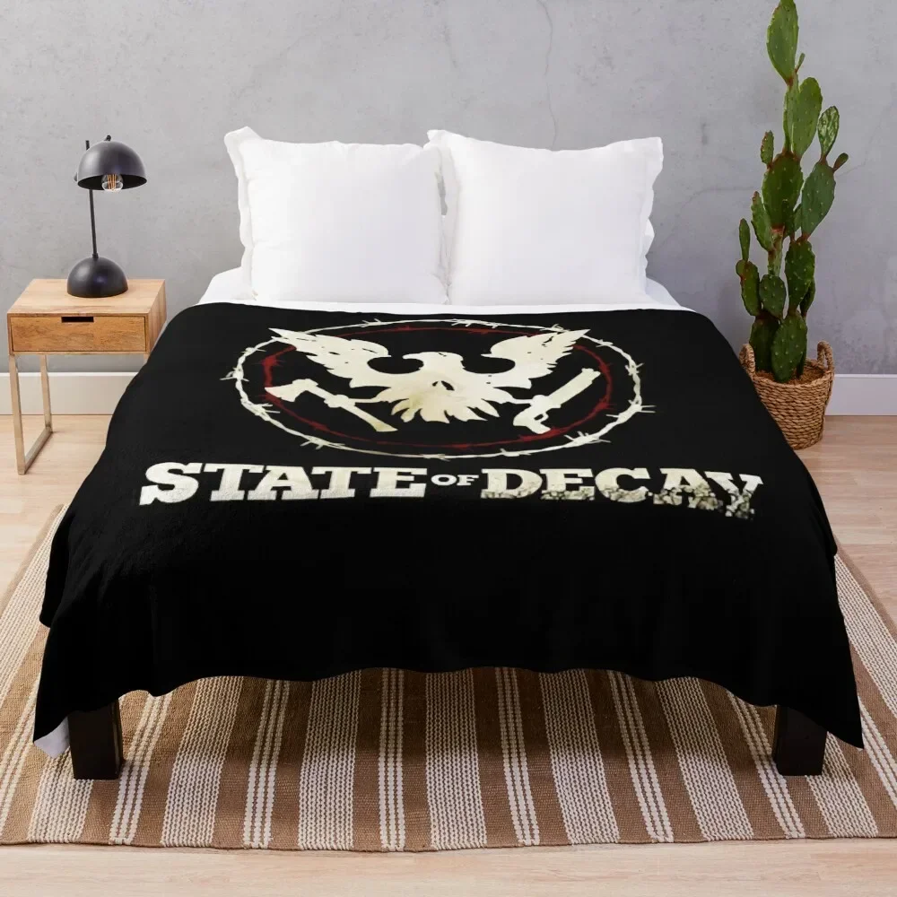 

State Of Decay Logo Throw Blanket Furrys Sofa Personalized Gift Cute Blankets