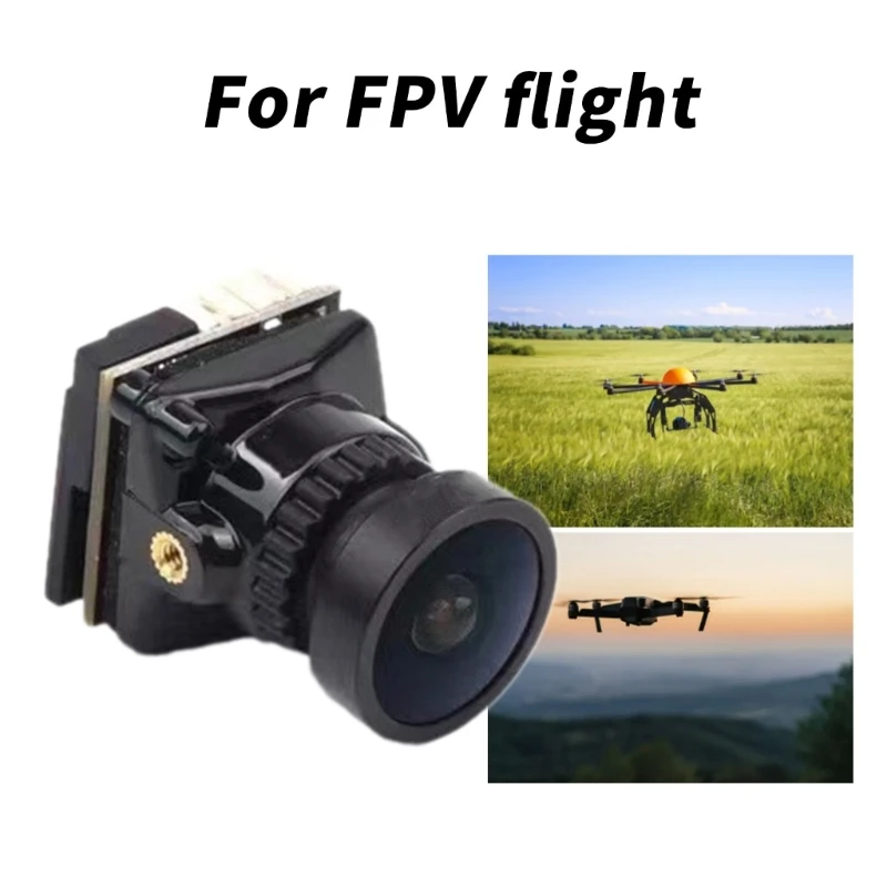 5MP 2.1mm Lens 2000TVL Standard FPV Camera NTSC Switchable 4ms Latency 19x19mm for Drones