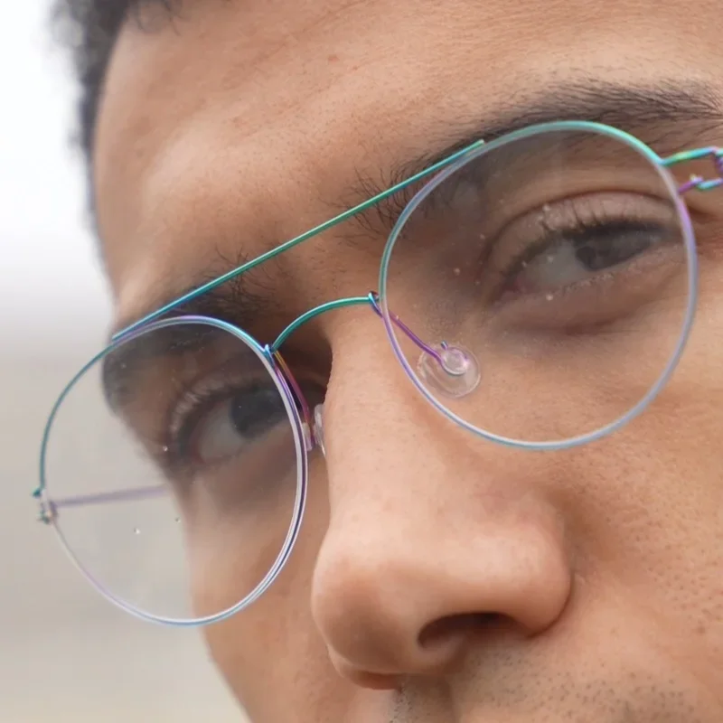 Lindberg Air Titanium Rim “Bruce” glasses frames EYEWEAR LINDBERG BRUCE AIR TI U9-U9-U9 48Ø Men ver1 main image 2