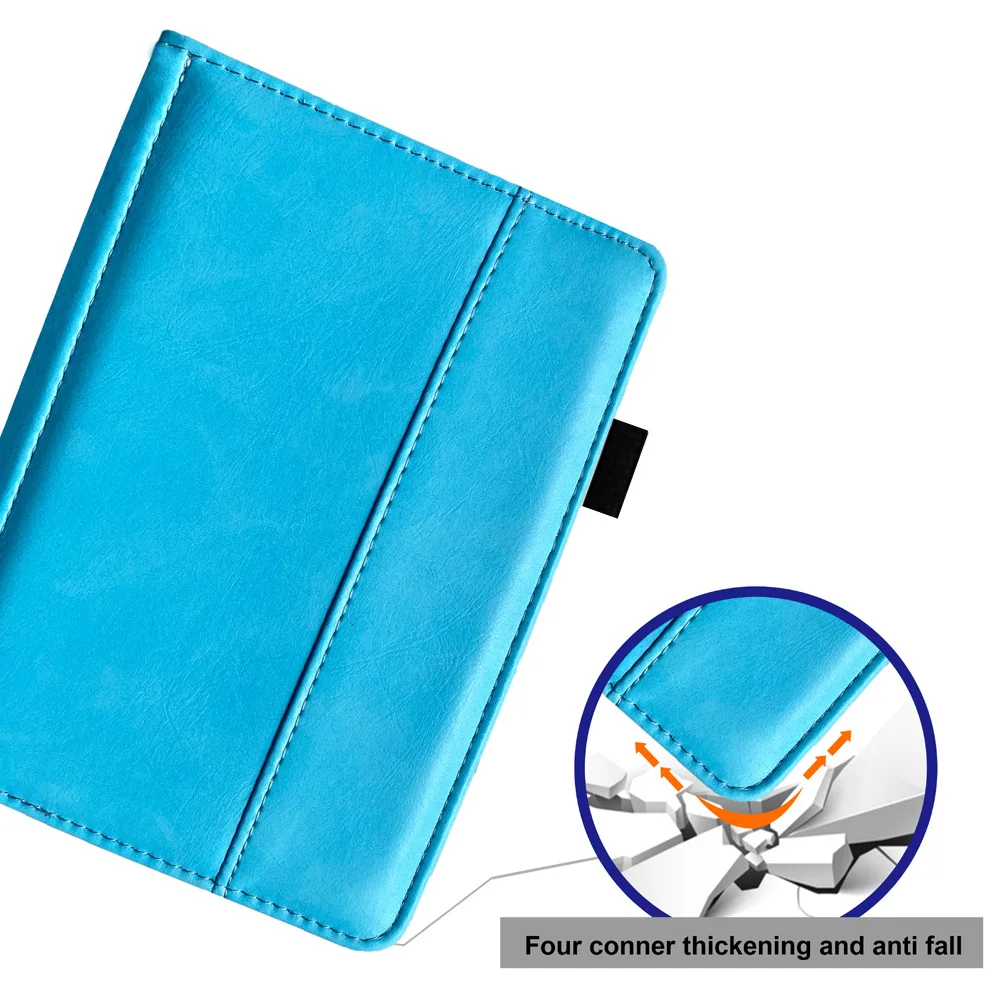 Etui Funda do Kobo Aura H2O 6.8" (Model - N250) Skórzana okładka na e-book z magnetycznym zamknięciem, ochronne etui z funkcją automatycznego usypiania. — zdjęcie produktu 4