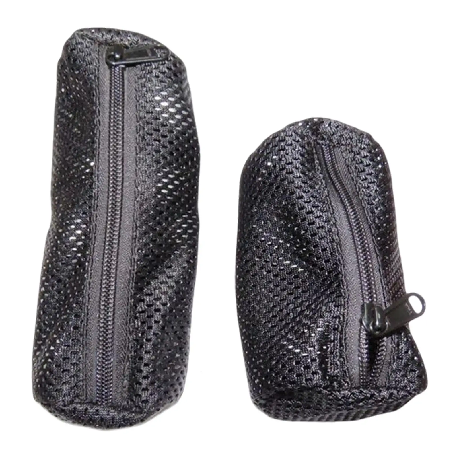 Scuba Diving Weight Pocket Dive Accessories Mesh Pocket Zip up Double Tank Weight Bag Inner Pocket Black