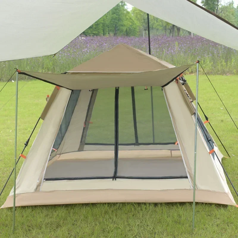 

2026Two-person Rainproof Camping Tent, One Bedroom, 5-8 People, Beach Quick Opening And Folding Camping