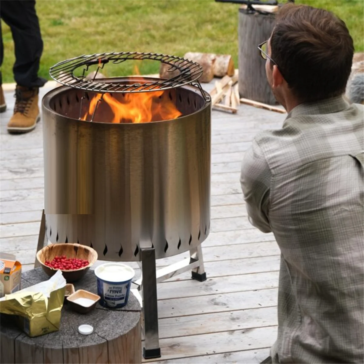 

Fire Pit Stand for Solo Stove Bonfire Ranger Yukon 19.5inch, Fire Pit Accessories for Solo Stove Bonfire Ranger Yukon