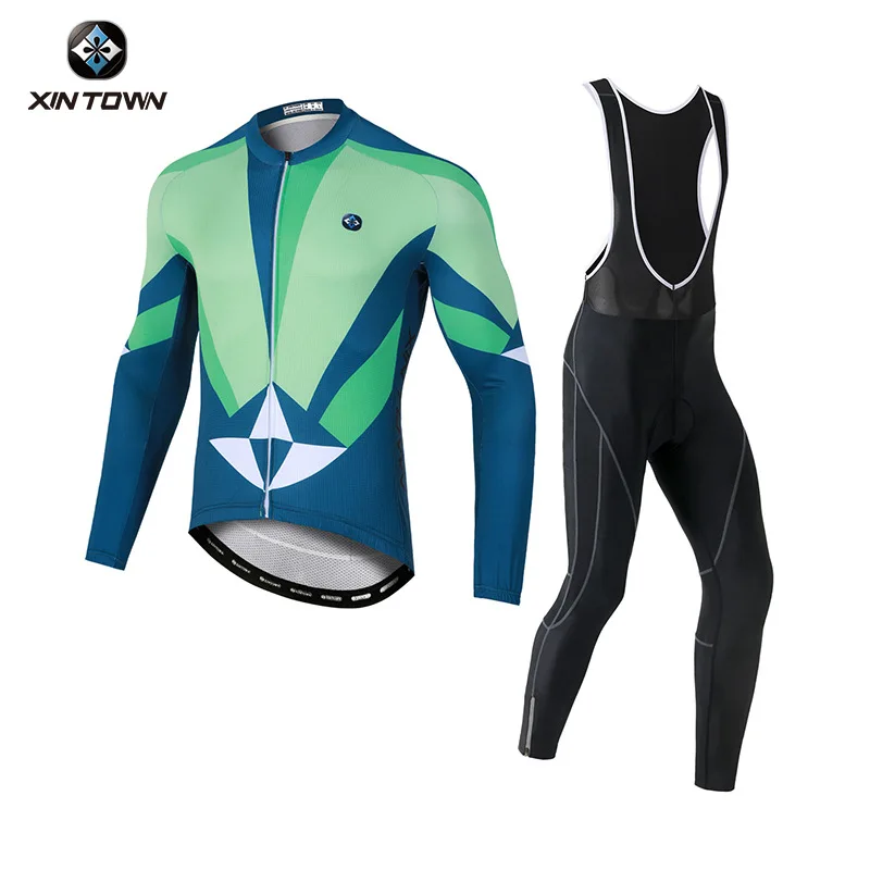 

Cycling Uniforms for Men Autumn Clothes Bicycles Long Sleeve Jersey Summer Clothing Man Set Men's Outfit Bicycle Wear Complete