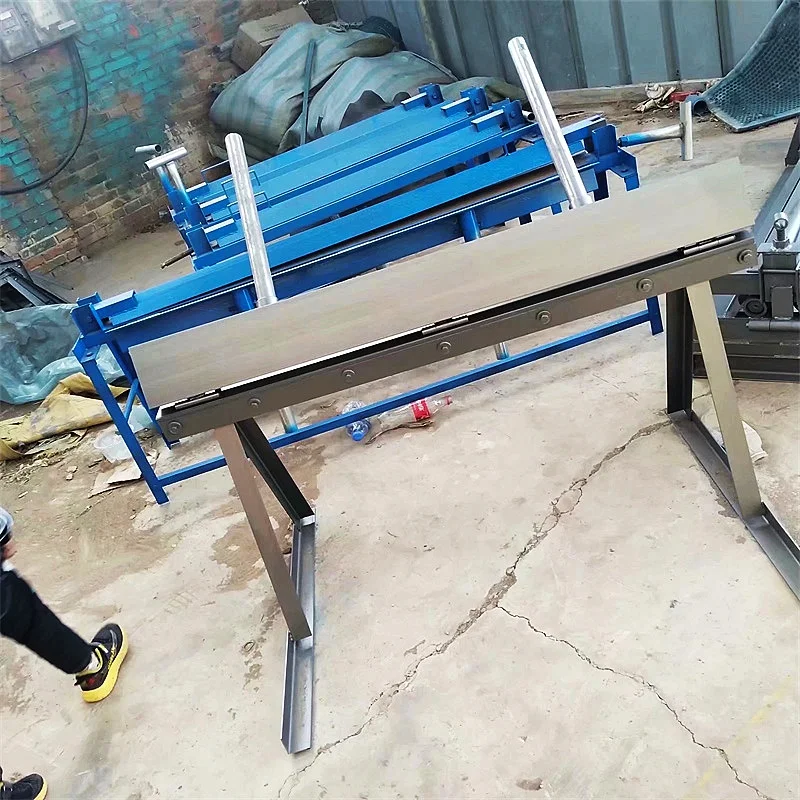 Small Aluminum Plate Folding Machine Manual Hand Brake Bender Carbon Steel 90 Degree Right Angle Sheet Bending Machine