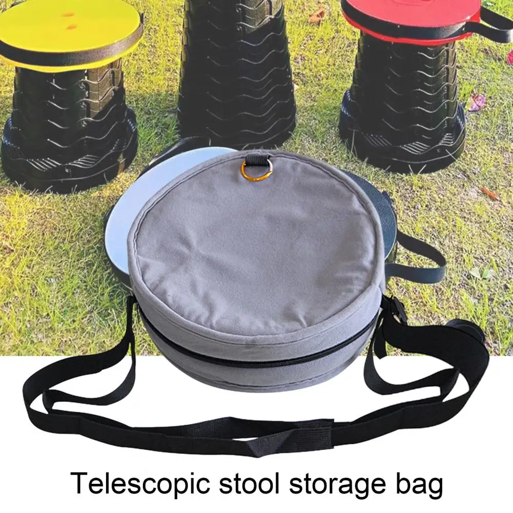 Practical Stool Shoulder Bag Easy to Carry Storage Stool Wide Application Telescoping Collapsible Stool Storage Bag