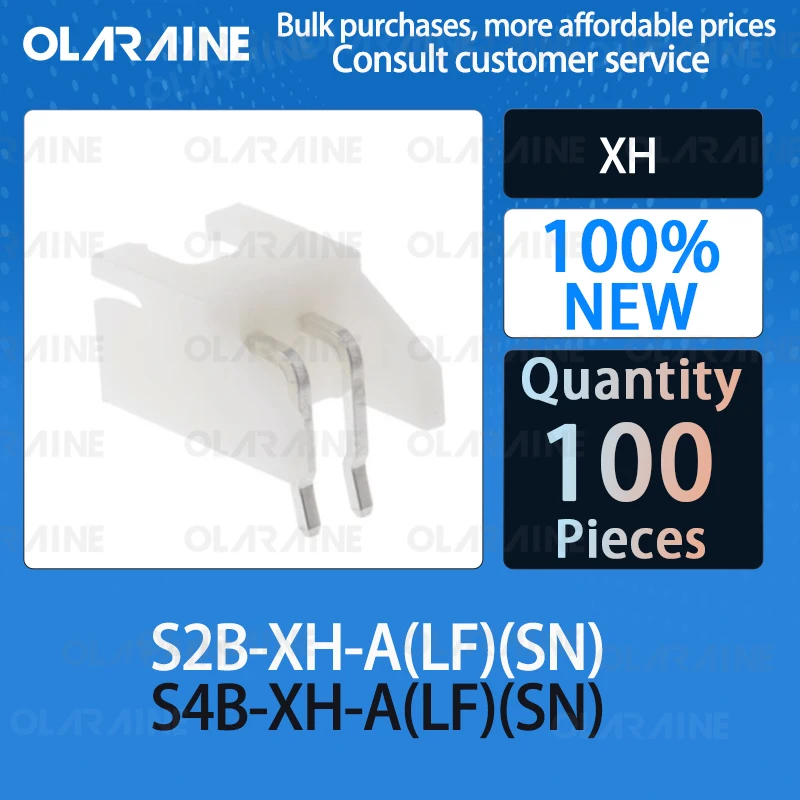 

100Pcs S2B-XH-A(LF)(SN) S4B-XH-A(LF)(SN) Connectors 3A 250V