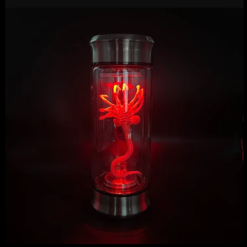 エイリアン Xenomorph フェイスハガー胚瓶試験管 Led ボトル小道具 7