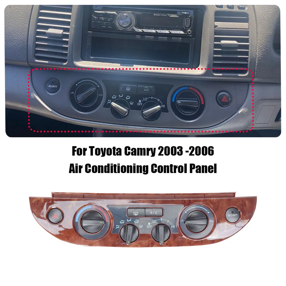 

Приборная панель, обогреватель климат-контроля, панель переключателя кондиционера, лицевая панель, вентиляционное отверстие для Toyota Camry 2003-20066, панель управления кондиционером, Fascia