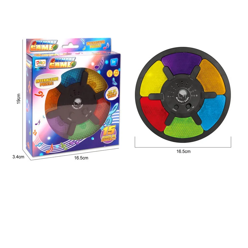 Macchina da gioco di memoria per bambini Giocattolo educativo Dispositivo di gioco di addestramento della memoria flash interattivo Rompicapo creativo per bambini