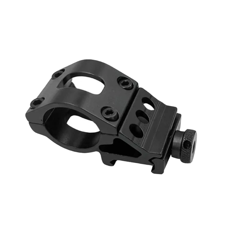 

R6FE 45 Degrees Offset Flashlight Scope Mount Rings Holder Alloys Flashlight Tube Clamps Sight Brackets Flashlight Tube Clamp