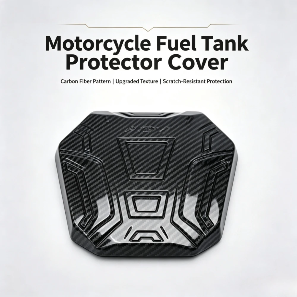 Motorcycle Tank Cover Hydrographic Compatible with Honda ADV160 2021-2026 Carbon Fiber Protection Patch