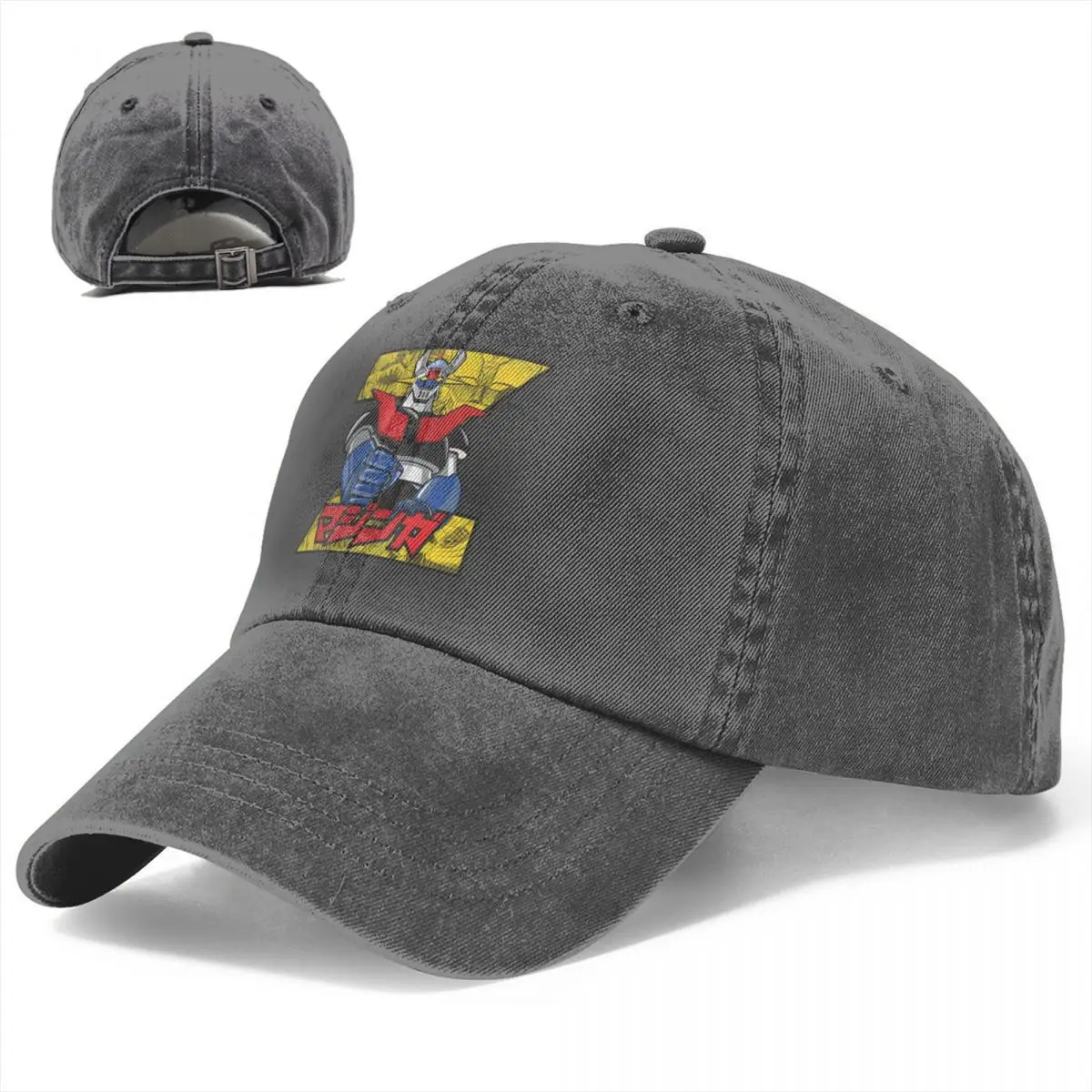 Mazinger Z Goldorak Spring Autumn Cap Homme Baseball Cap Vintage Grendizer ActarusManga Hat Jeans Outdoor Casquette Gorras