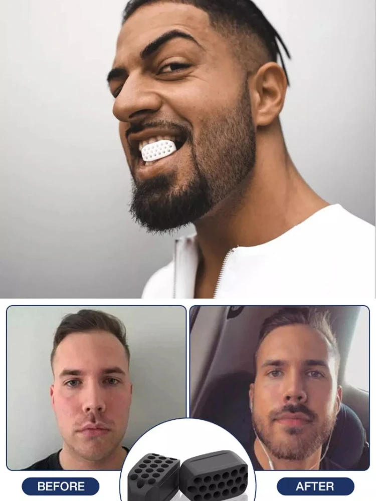 Exercice de mâchoire en Silicone, tonique pour le visage et la mâchoire, équipement de tonification du cou, outil de beauté du visage, exercice du Double menton