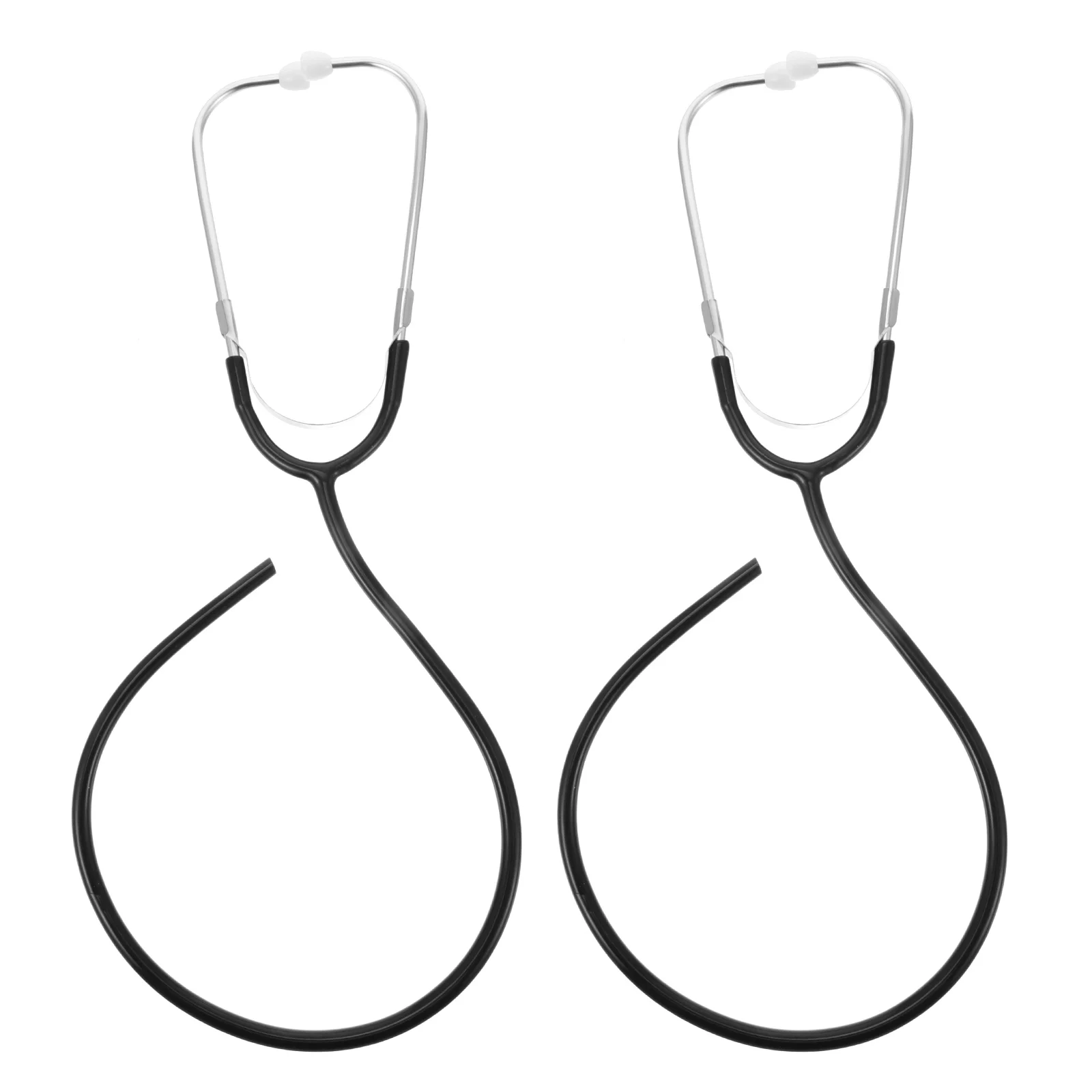 2 Pcs Stethoscope Replacement Tube Accessories Double-sided Binaural Ear Hook Equipment Earhook