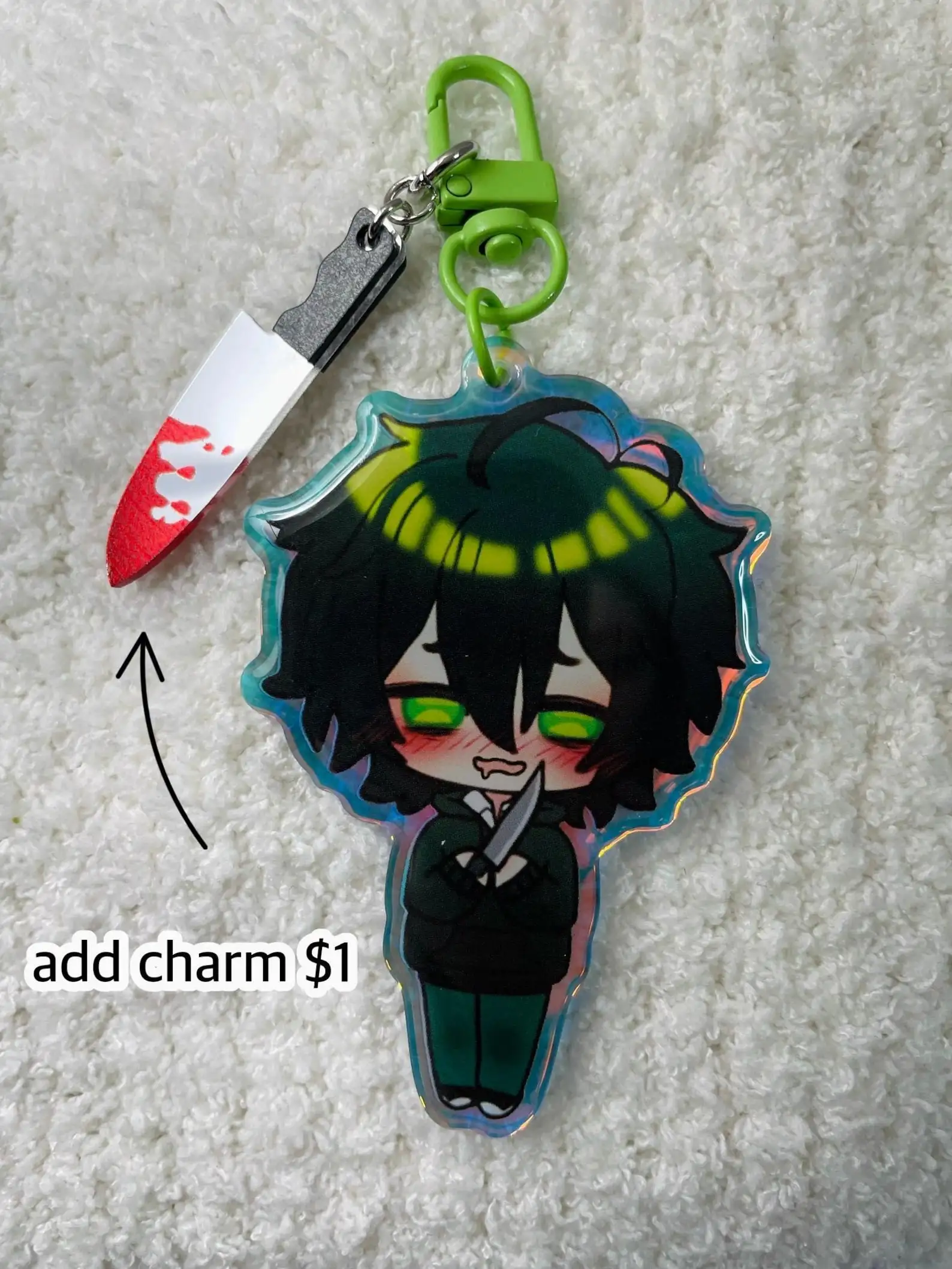 Kylar the Loner [DOL] Holo Keychain Unique Design Accessory, Perfect Gift Idea, Durable & Stylish, Ideal for Everyday Use