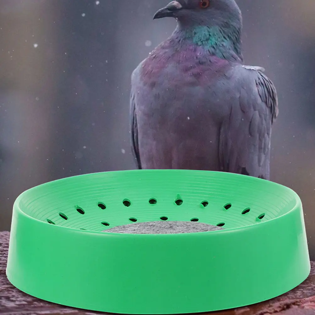 5Pcs Pigeon Nest Bowl Plastic Bird Nesting Bowl Hollow Out Design Secure Non Tip Base for Egg Laying Pigeon Breeding Pet