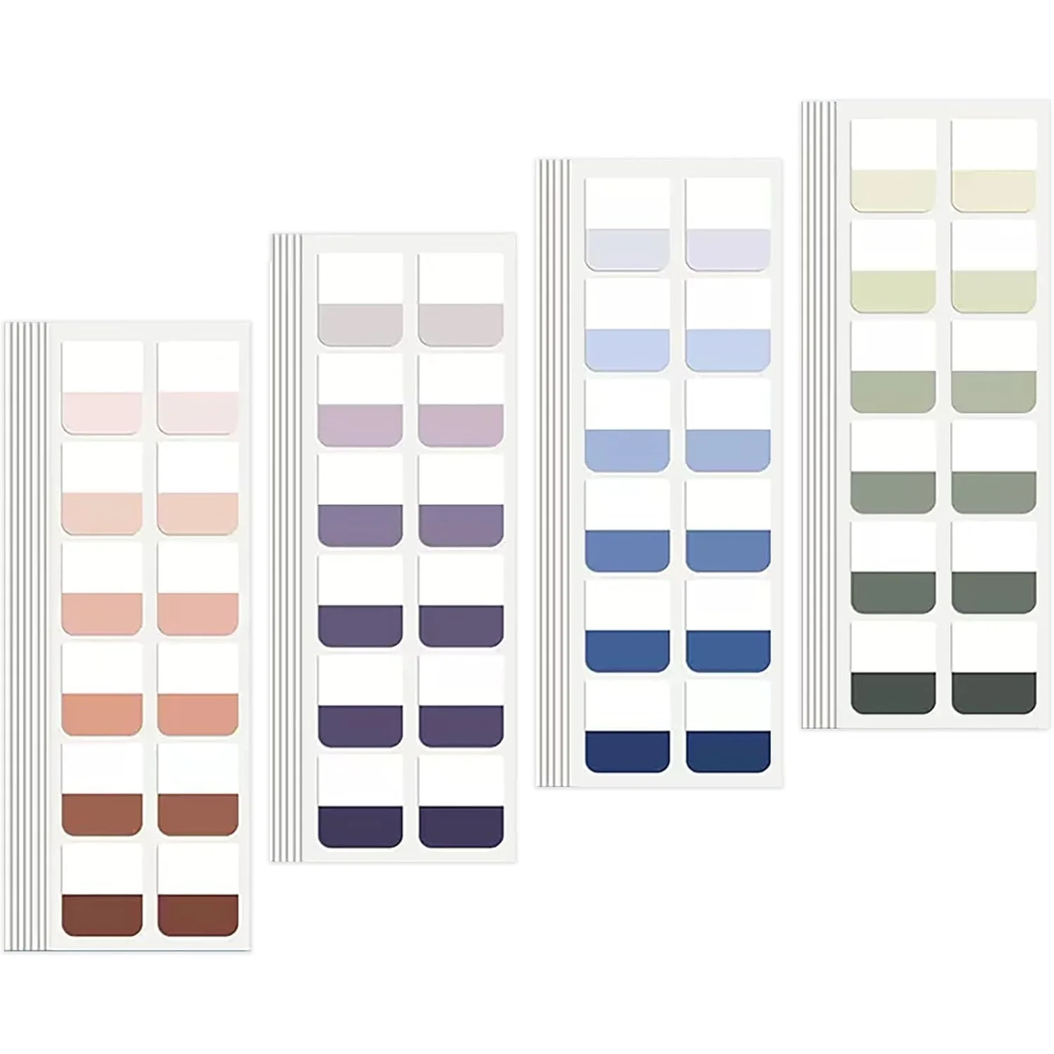 Medium Book Tabs- 480 Transparent Sticky Notes, Suitable for Notebooks, Books, and Document Classification
