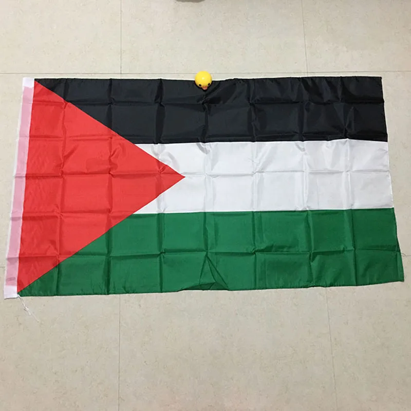 (1pc)90 * 150cm Polyester Palestinian National Flag, Festival Outdoor Election Parade Flag