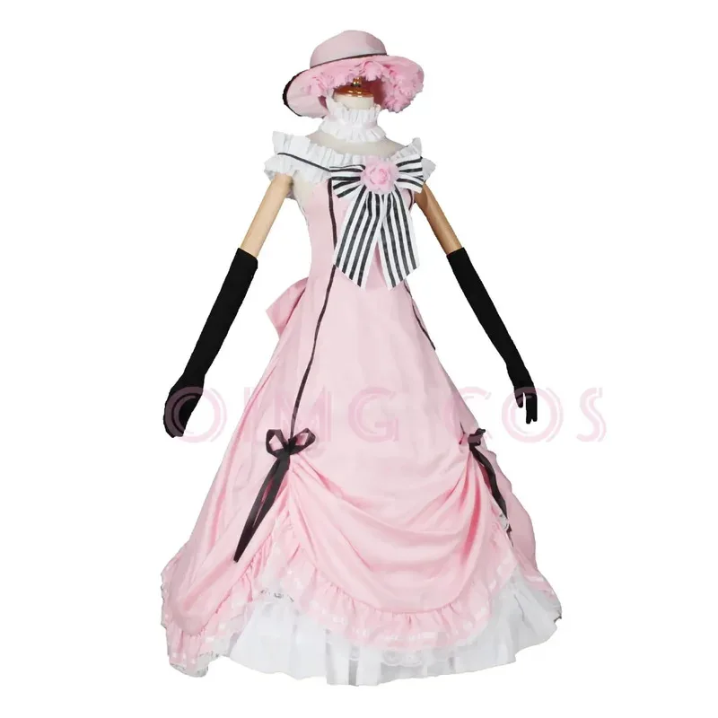 Black Butler Ciel Phantomhive Robin Dress Cosplay Costume Japanese Anime Carnival Party Uniform