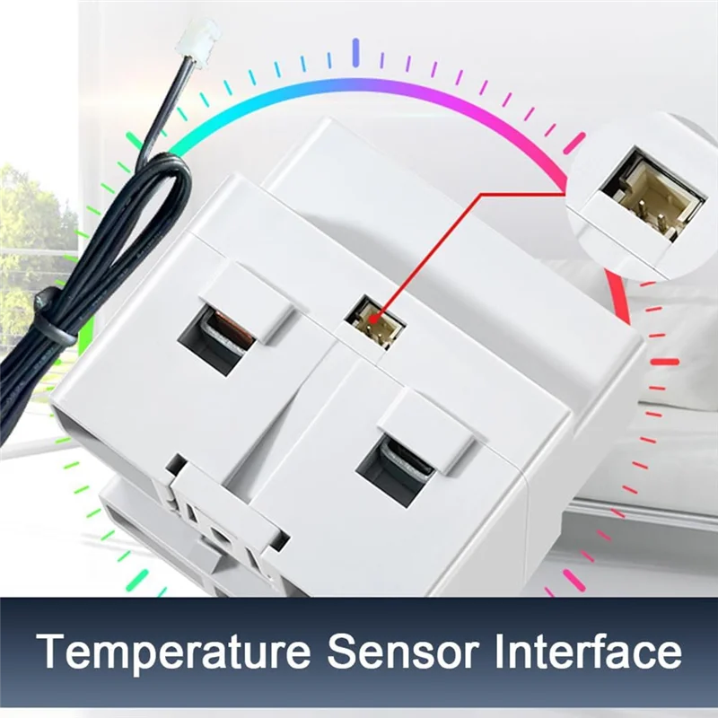 AB46-KWS-302L Power Meter Over Under Voltage Protector Switch Current Voltage Monitor Relay Value Settable Circuit Breaker