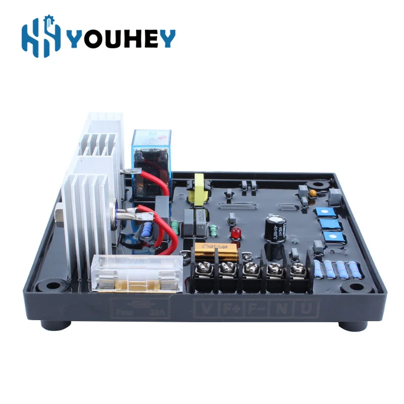 POW50A 30A Automatic Voltage Regulator  Stabilizer Control Module Adjuster 50HZ 60HZ Brushless Generator AVR