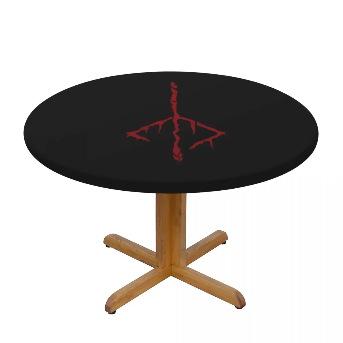 Bloodborne Hunter's Mark Waterproof Round Tablecloth Oilproof Table Cloth for Kitchen Events Dining Table Cover