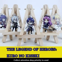 Game THE LEGEND OF HEROES: KURO NO KISEKI VAN ARKRIDE Agnes Claudel Acrylic Figure Keychain Pendant Cosplay Cartoon Keyring Gift