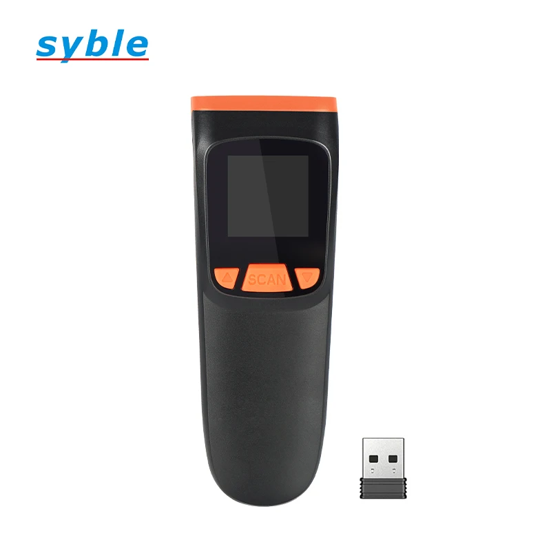 Syble New Arrival XB-M82 Wireless BT 2d Mini Pocket Barcode Scanner with Display Screen
