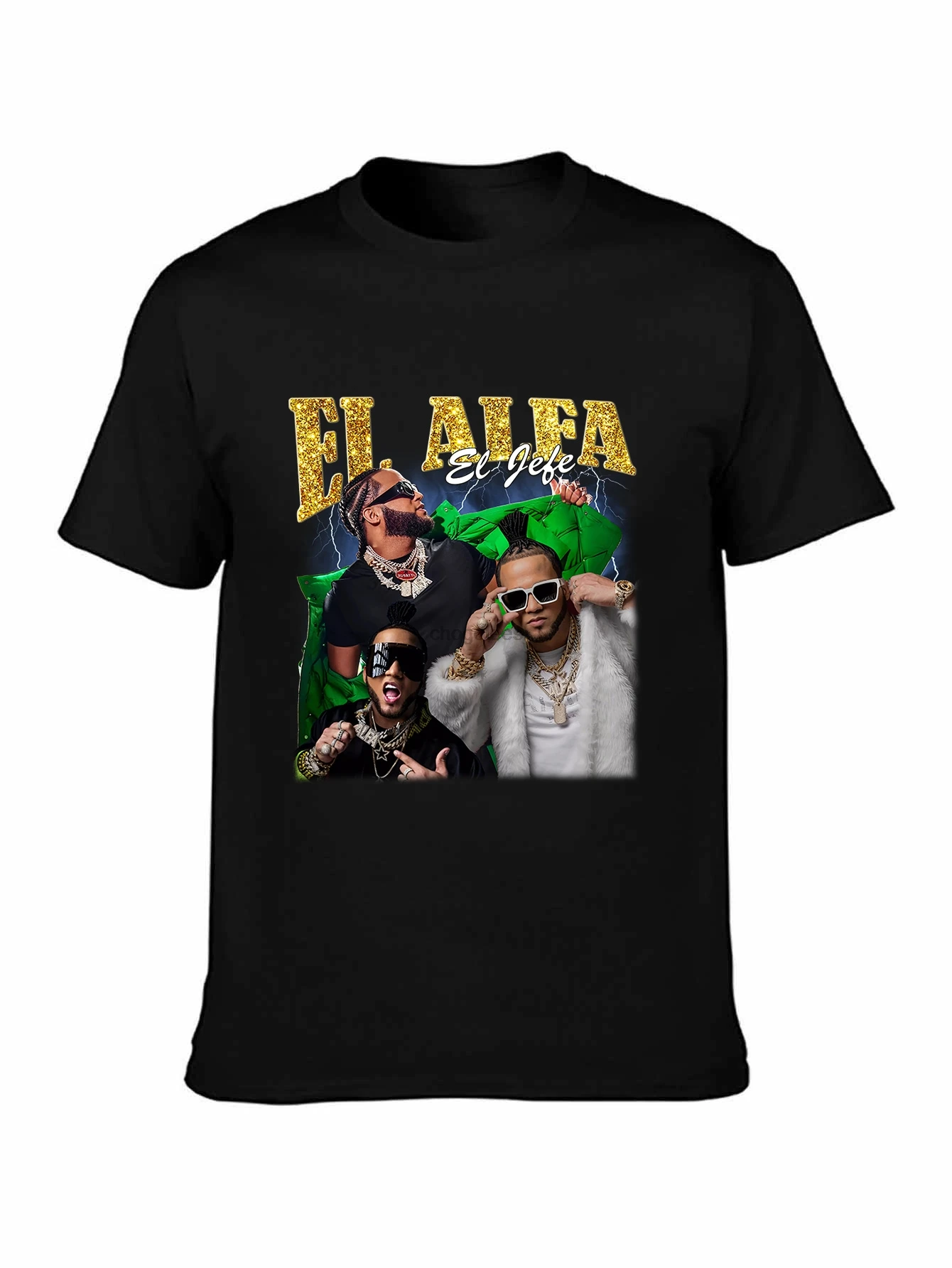 El Alfa El Jefe camiseta diseño PNG Digital 4500x5100 px Retro 90s Vintage Bootleg Tee descarga instantánea y lista para imprimir