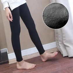 2023 Girls Leggings Fleece Warm Baby Girls Pants Autumn and Winter Kids Clothing