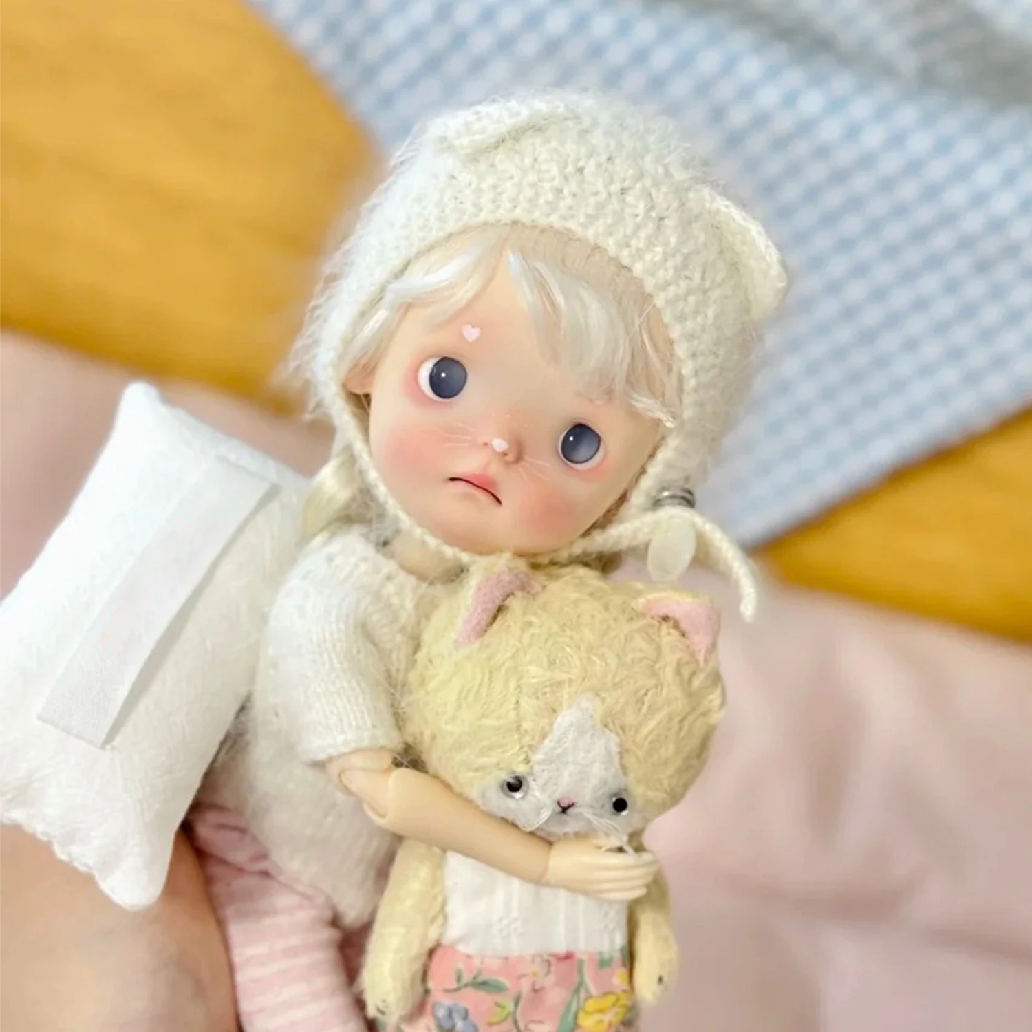 

BJD Doll 1/6 XiaoP Unclothed Body & Head Sculpt - Disappointed Sad Crying Expression Head Resin Doll for Children's Gift