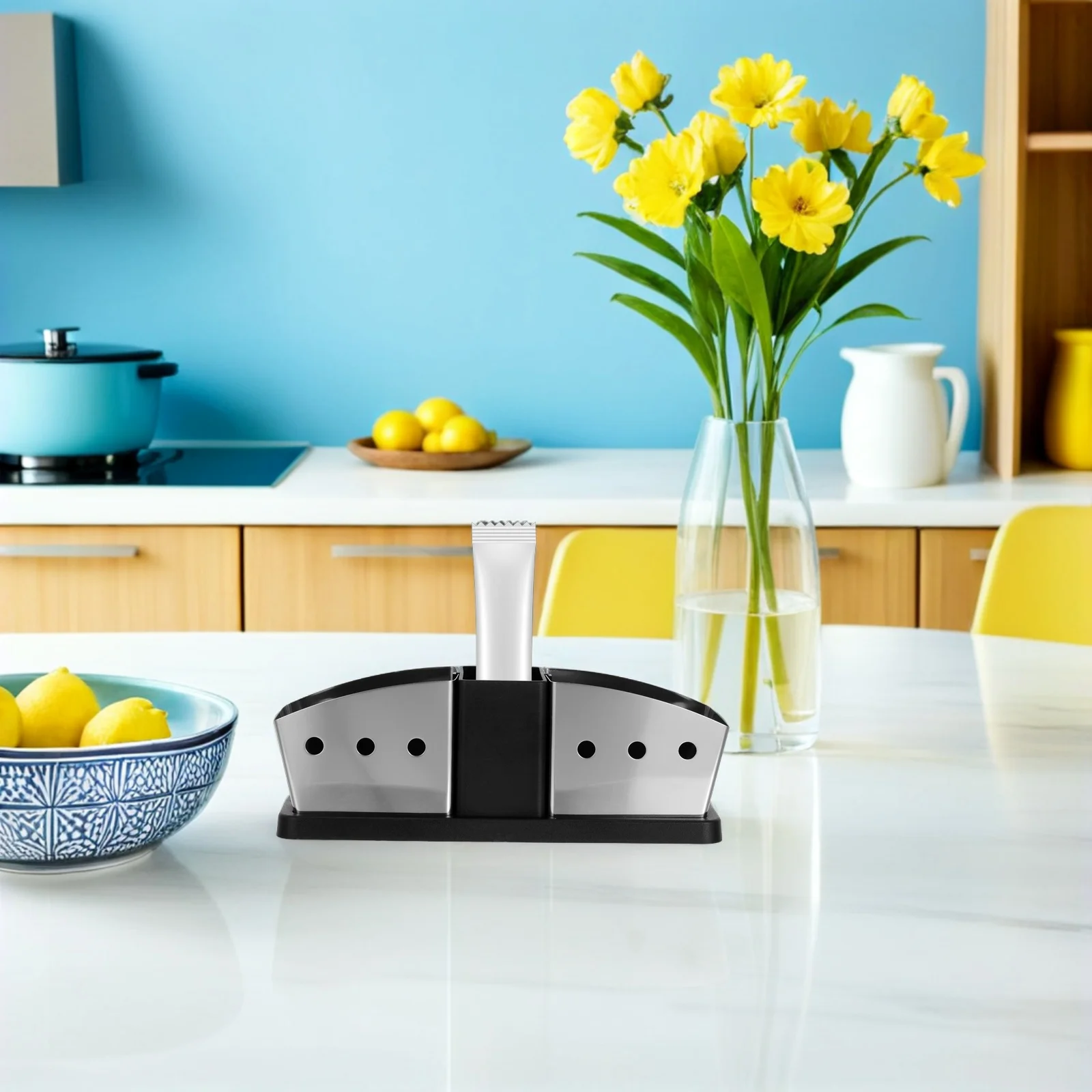 

Coffee Sugar Packet Rack Organizer Stainless Steel Holder Kitchen Storage Stand Coffee Sugar Box Container Desktop