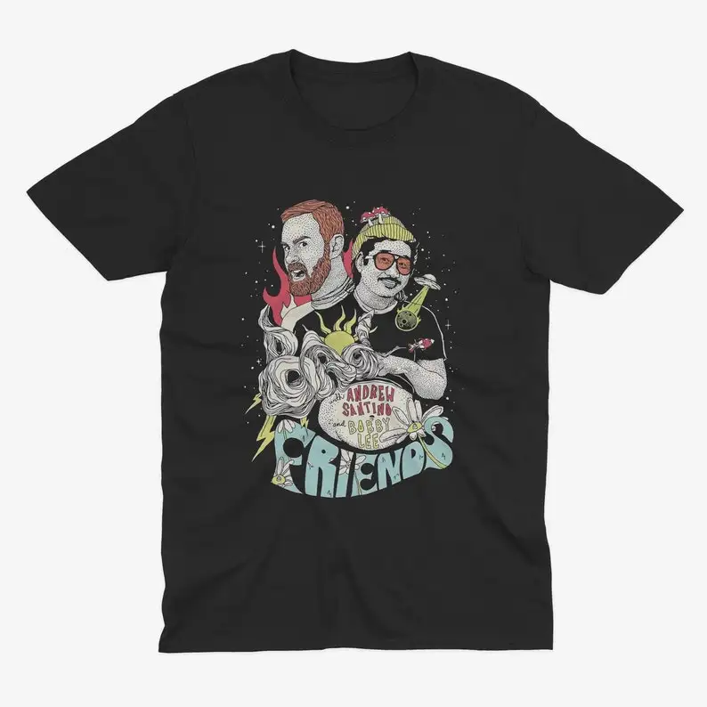 تي شيرت Bad Friends، Bad Friends Podcast، Andrew Santino & Bobby Lee، Podcast T Shirt، I'm Bobby Mom