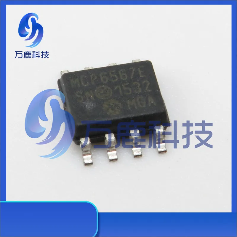 Mcp6567-E/Sn Dual 1.8V Open Drain Comparator, E Temp Soic-8