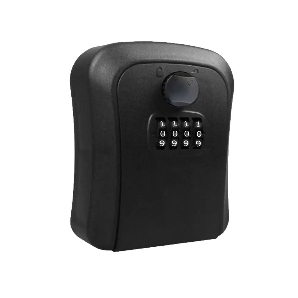 Wall Mount Key Armazenamento Secret Box, Organizador, 4 Digit Combination Senha, Código de Segurança, Lock, No Key, Home Safe