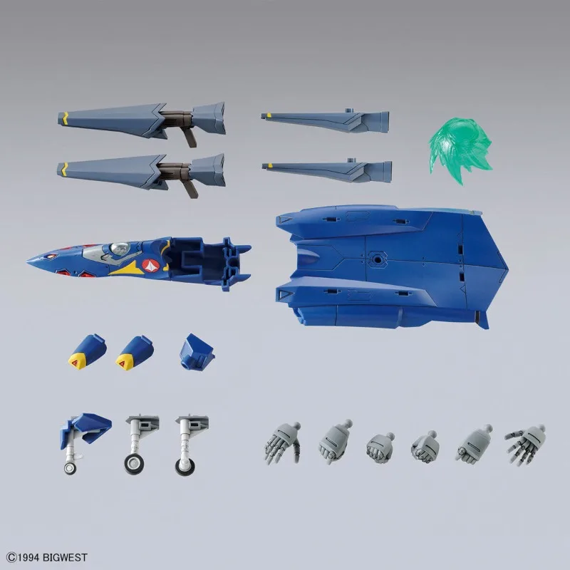 

Assembly Bandai in Stock Original HG 1/100 MACROSS Anime Figures YF-21 Action Figures Toys for Boys Girls Gift Collectible Model