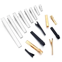 20-50pcs/lot High Quality Metal Alligator Hair Clips For Jewelry Making Hairpins Base DIY Barrette Hair Styling Tool Accessories
