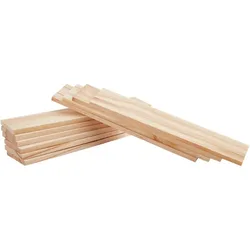 20 Pcs Unfinished Wood Pieces Rectangle Blank Wooden Sheets Blank Pine Wood Sheets Craft Wood Board for DIY Cards Arts Craft