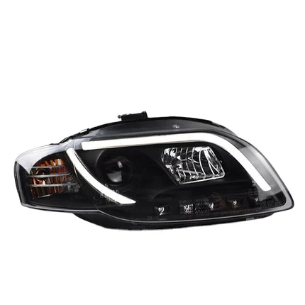 Headlight assembly Guided light LED tear-eye conversion xenon tuning light for 05-08 models  A4 B7