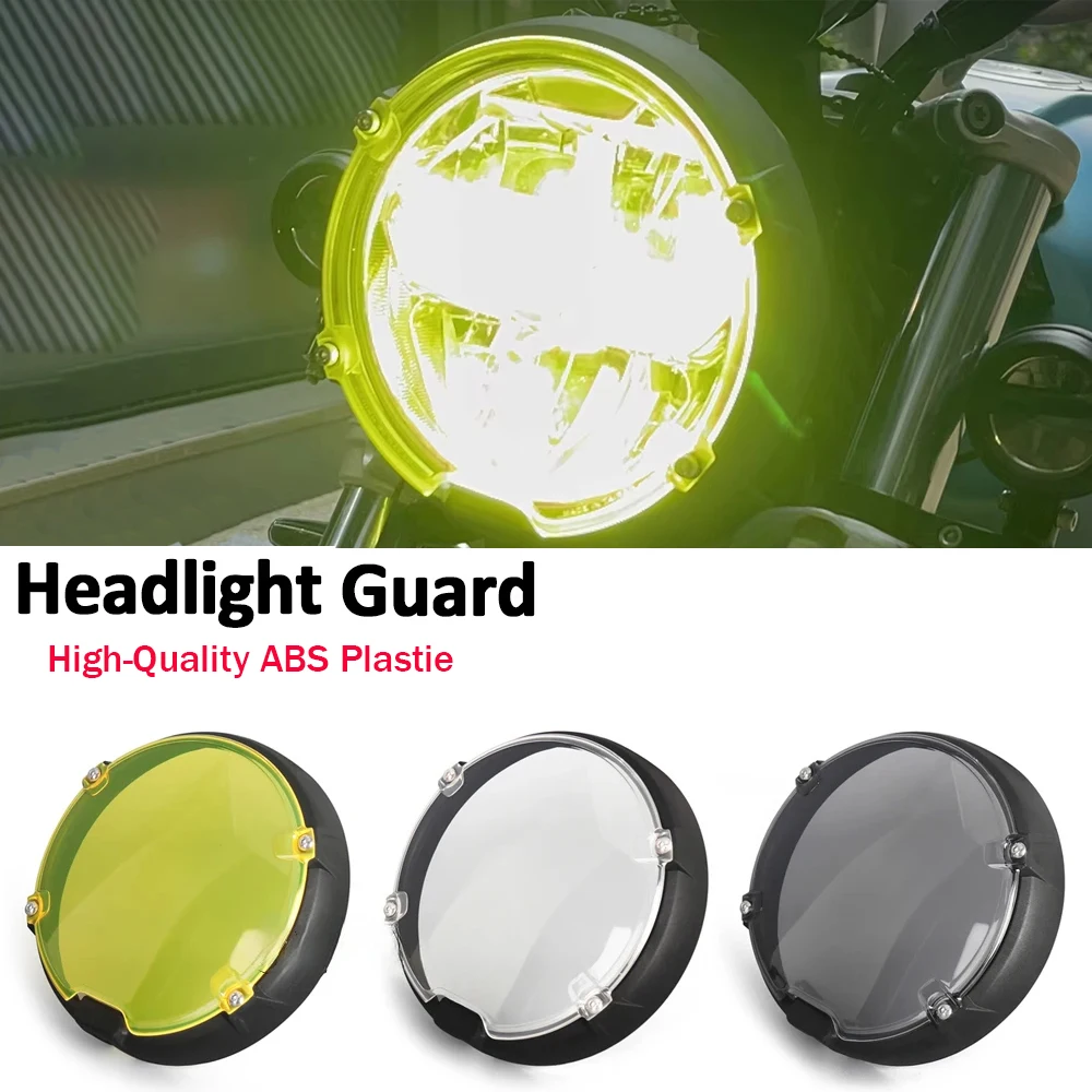 

For BMW R18 Classic R9T RnineT RNINET Scrambler Urban Racer Pure R12 NineT 2024 2025 Headlight Guard Protector Cover Protection