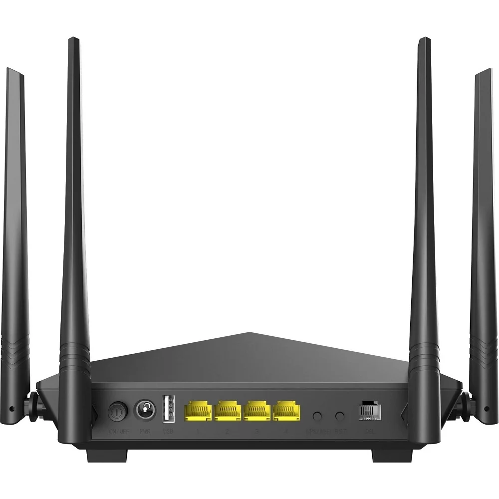 Tenda V12 AC1200 Dualband Wi-Fi Gigabit VDSL/ADSL Modem Router Wireless Repeater