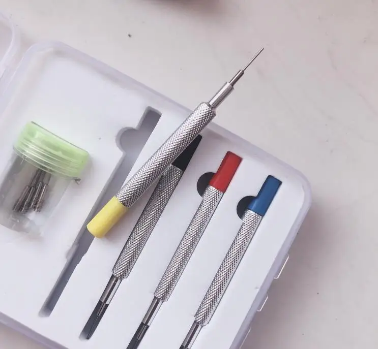 Set of Pin Punch 0.7mm 0.8mm 0.9mm 1.0mm Watch Band Link Pins Remover Bracelet Repair Tool W1905
