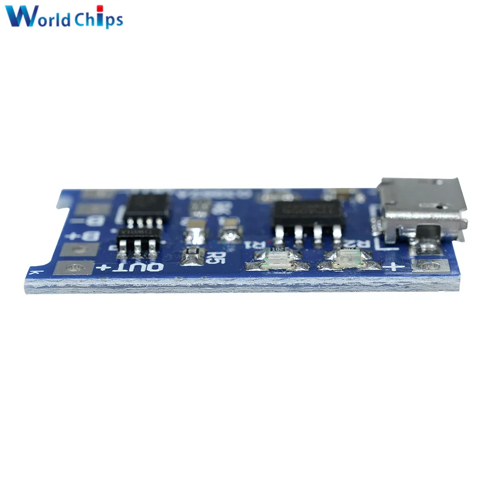 1/5/10PCS 5V 1A Micro USB 18650 Type-c Lithium Battery Charging Board Charger Module Protection Dual Functions TP4056 TP4056A
