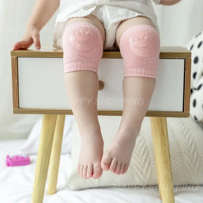 Baby Crawling Knee PadsKids Non Slip Crawling Elbow Infants Toddlers Smile Knee Pads Protector Safety Kneepad Baby Accessori