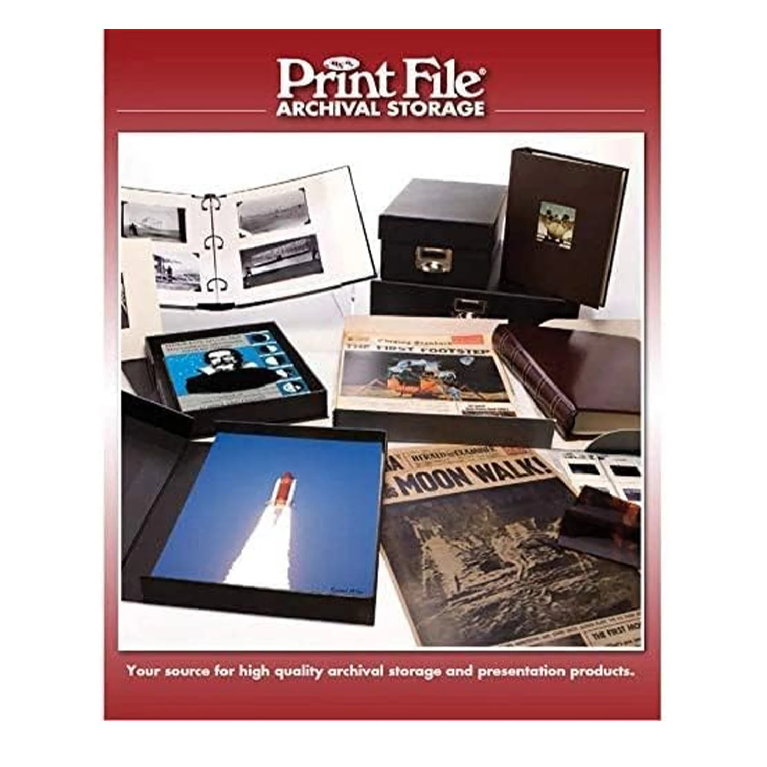 PrintFile 120mm Negatives Film Preservers Pages 120mm Film Slide Acid-free Storage Bags Standard Binder Pages