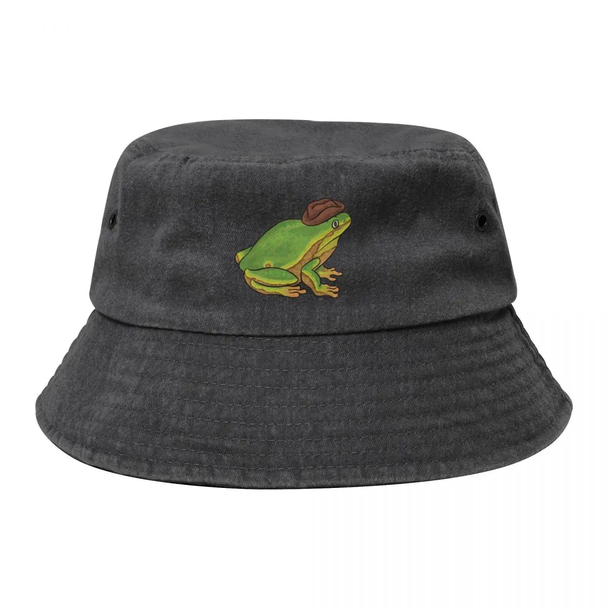 

Cowboy Hat Frog Bucket Hat Icon Streetwear Wild Ball Hat cute Hats Woman Men's