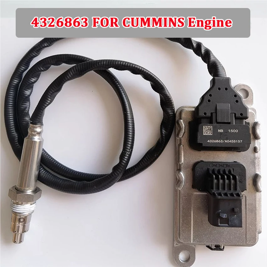 4326863 A045S157 5WK967658 Original New Nitrogen Oxygen Sensor NOX Sensor NB 1500 For CUMMINS Engine Heavy-Duty Trucks 24V