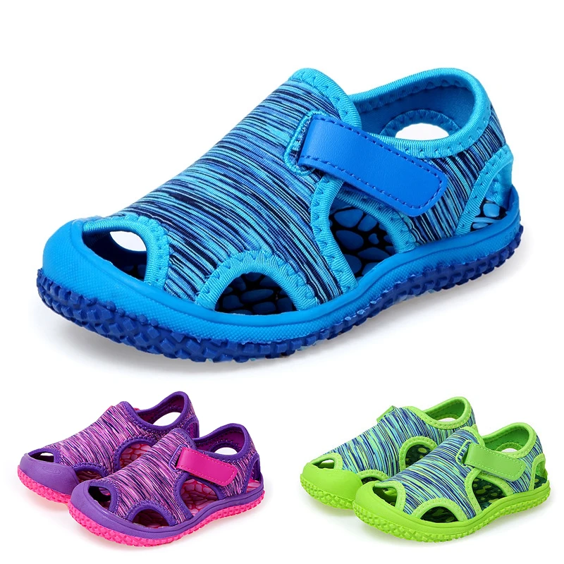 New Summer Children Beach Baby Boys Girls Sandals Kids Aqua Sport Shoes Toddler Infant Anti-collision Adventure Seeker Sandal