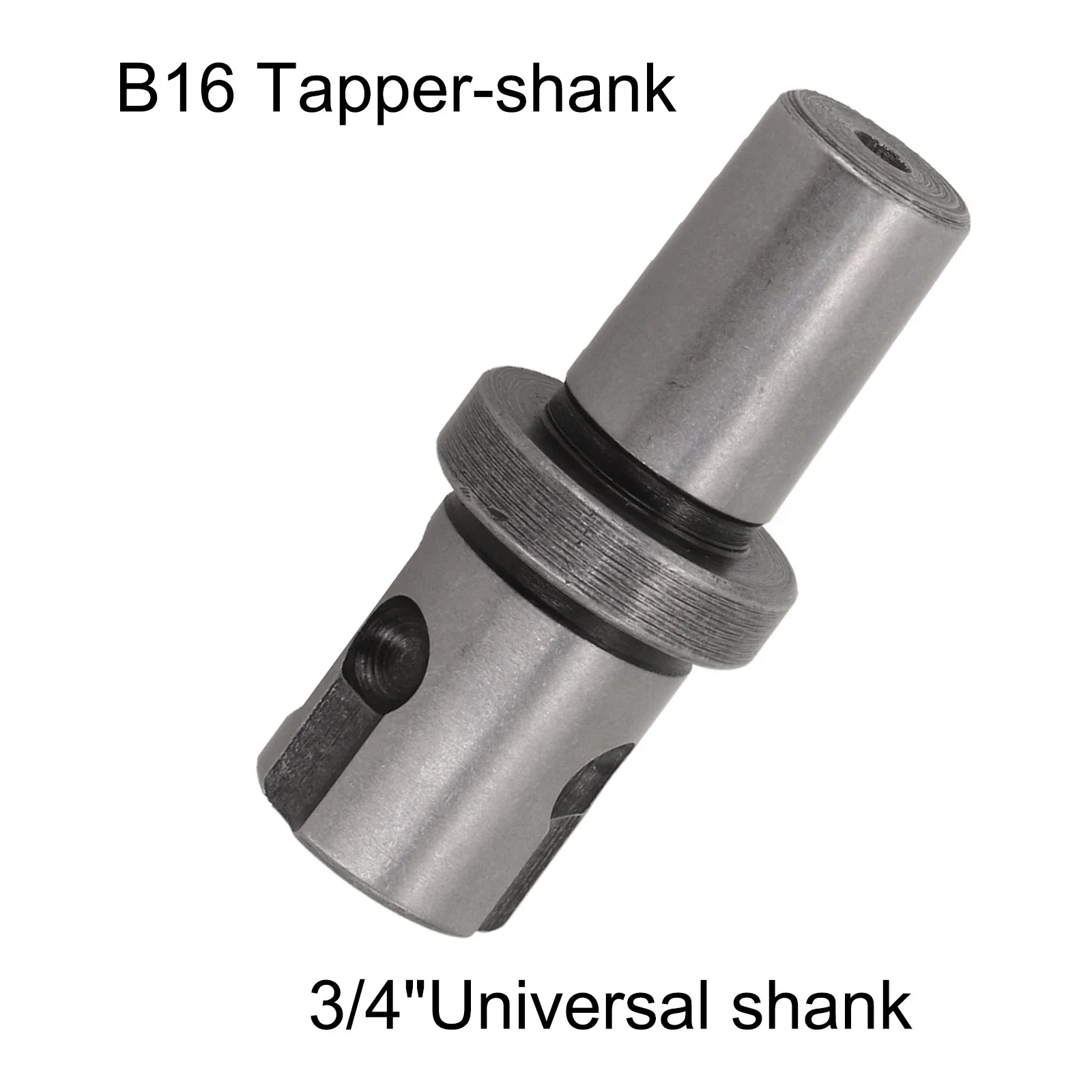 Magnetic Drill B16 Taper Thread Adapter with 3/4 Inch Weldon Shank for Reliable Magnetic Drill Chuck Attachment